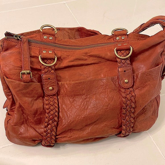 Cynthia Rowley- luggage/brown Leather Bag - Picture 5 of 7